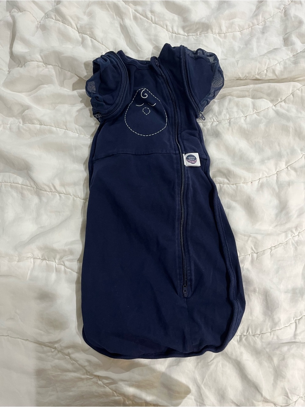 Nested Bean Navy Blue Baby Sleep Sack